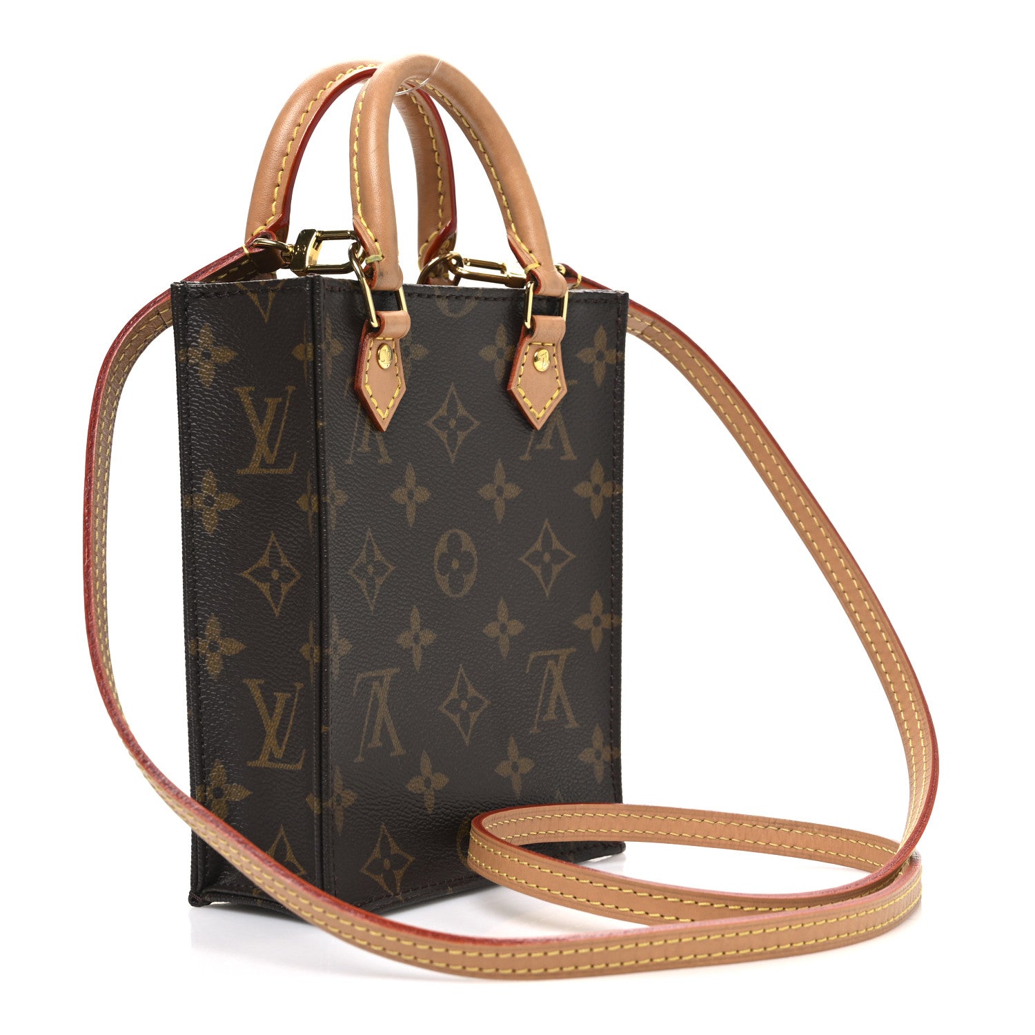 Louis Vuitton Monogram Petit Sac Plat 3 of 10