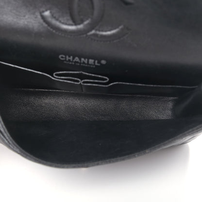 Chanel Iridescent Caviar Quilted Medium Double Flap Black 5 of 13