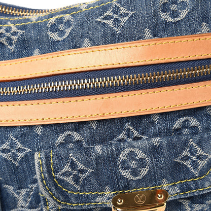 Louis Vuitton Monogram Denim Baggy PM Blue 10 of 10