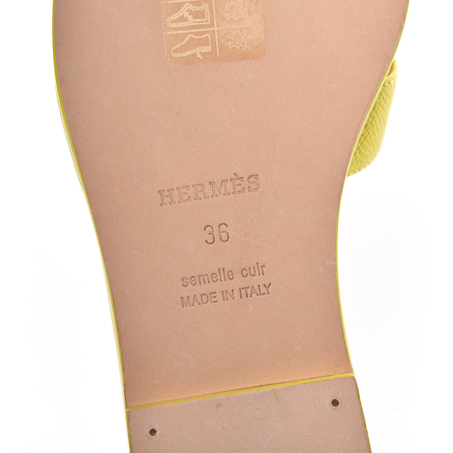 Epsom Oran Sandals 36 Jaune Pollen