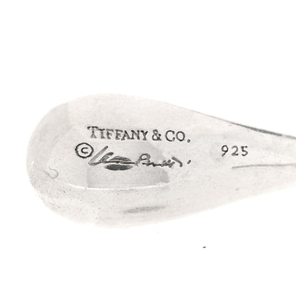 Tiffany Sterling Silver Elsa Peretti Teardrop Earrings 4 of 4
