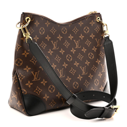 Louis Vuitton Monogram Odeon MM Black 3 of 9