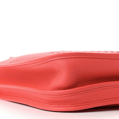 Hermes Taurillon Clemence Evelyne III PM Rose Jaipur 8 of 9