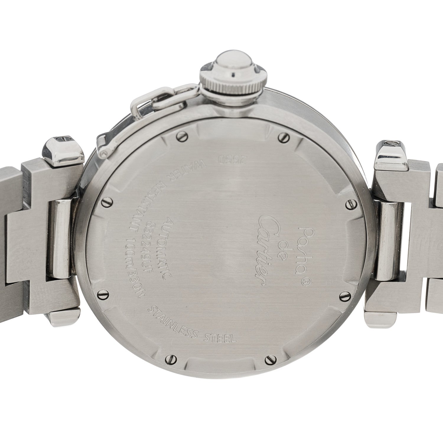 Cartier Stainless Steel 35mm Pasha C Big Date Automatic Watch Black 4 of 4