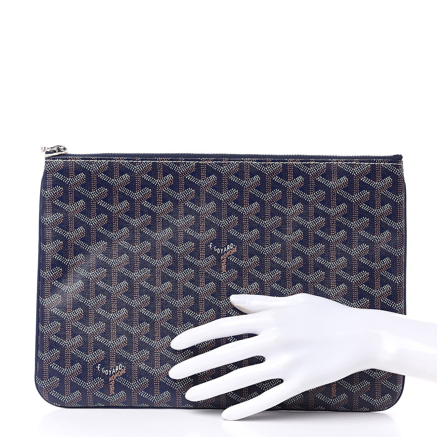 Goyard Goyardine Senat Pochette MM Navy 2 of 7