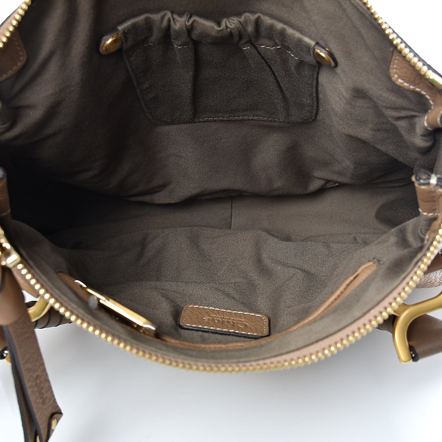Calfskin Medium Marcie Satchel Nut