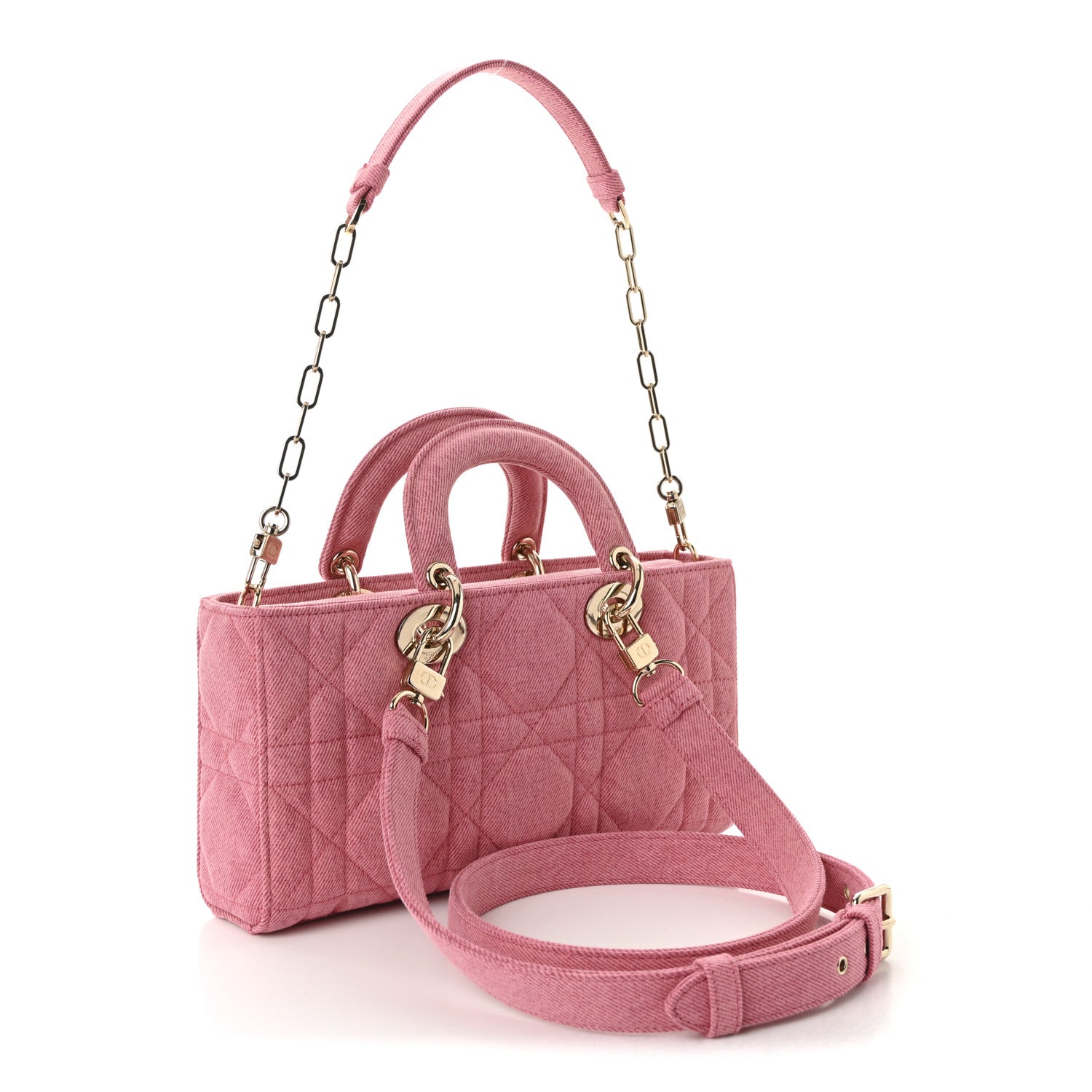 Christian Dior Denim Macrocannage Lady D-Joy Pink 3 of 9