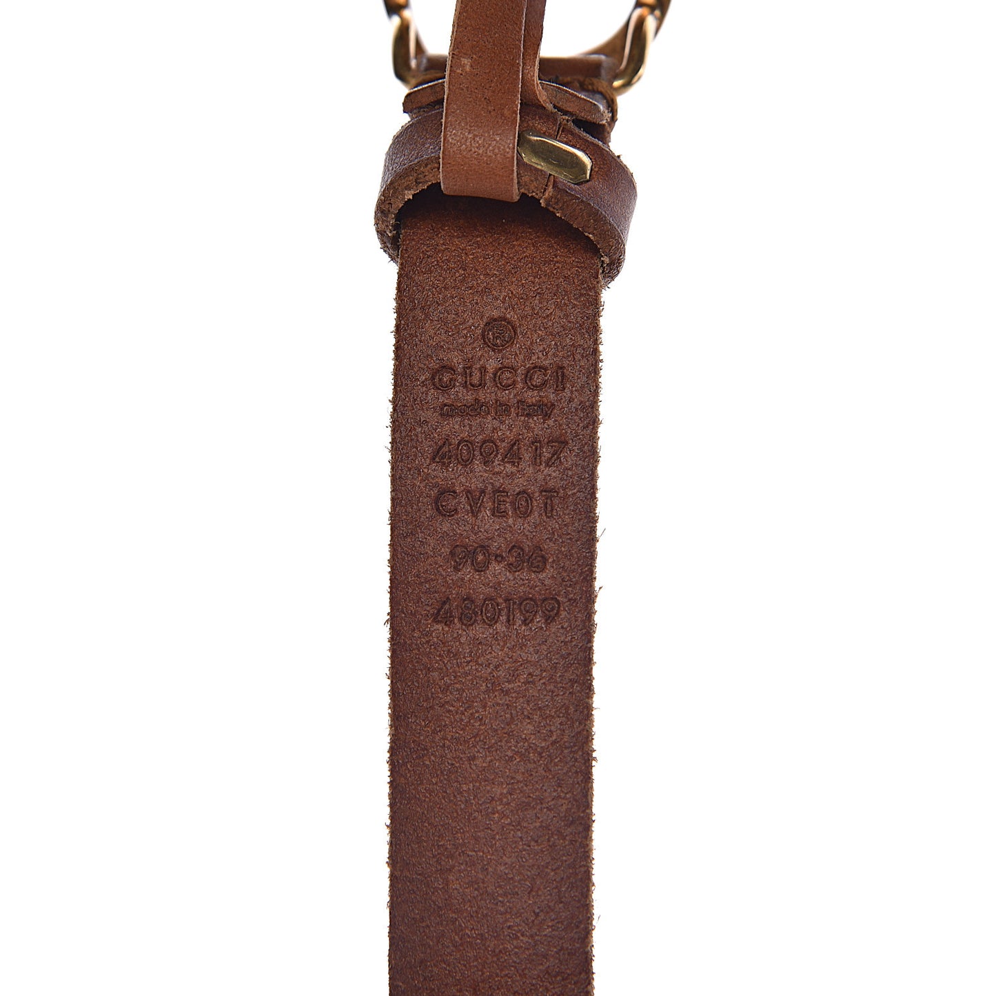 Faded Calfskin Double G 20mm Belt 90 36 Cuir