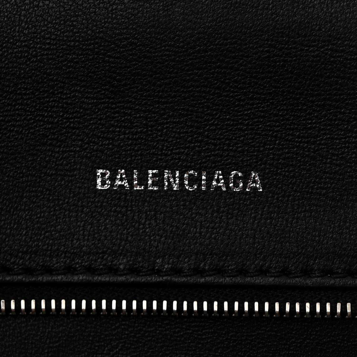 Balenciaga Coated Canvas BB Monogram Small Hourglass Top Handle Bag Black Grey 6 of 10