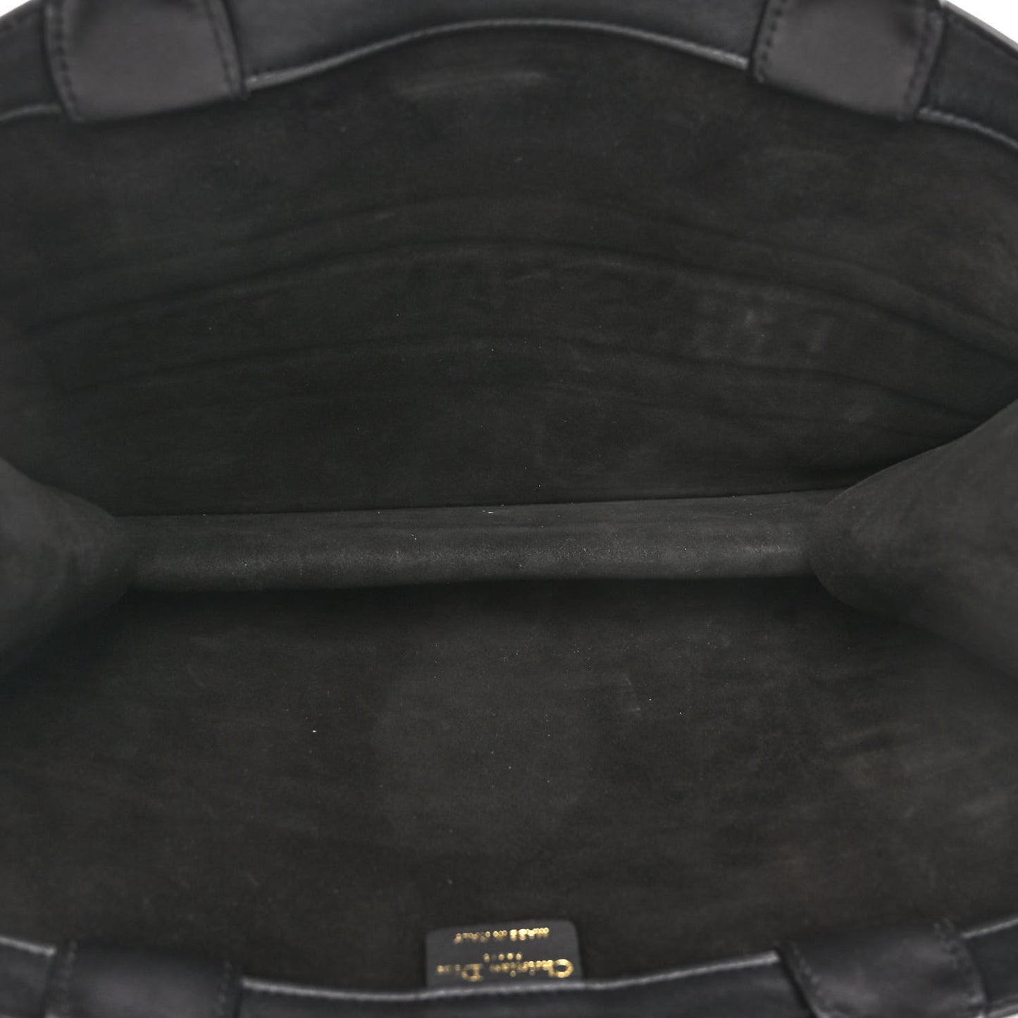 Calfskin Embossed Medium Book Tote Black