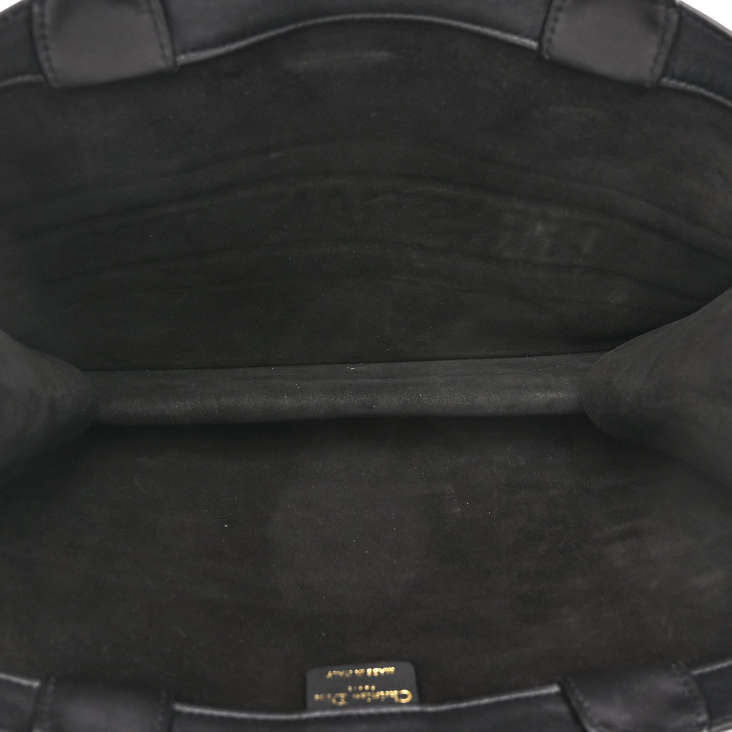 Christian Dior Calfskin Embossed Medium Book Tote Black 5 of 10