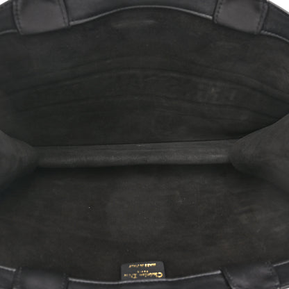 Christian Dior Calfskin Embossed Medium Book Tote Black 5 of 10