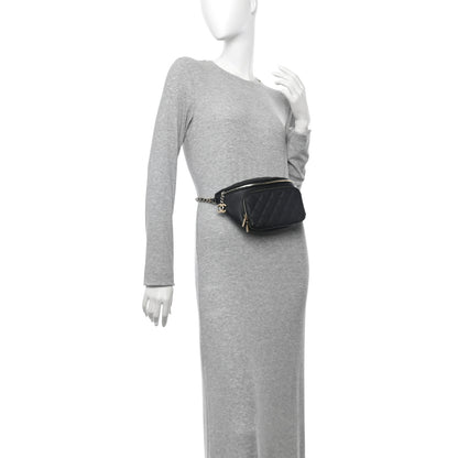 Chanel Caviar Quilted Business Affinity Waist Belt Bag Black 2 of 11