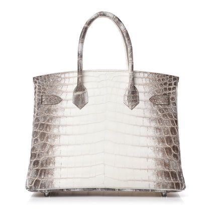 Hermes Matte Niloticus Crocodile Himalaya Birkin 30 Blanc 3 of 15
