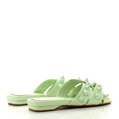 Christian Louboutin Calfskin Miss Spika Club Sandals 38.5 Studio Green 4 of 7