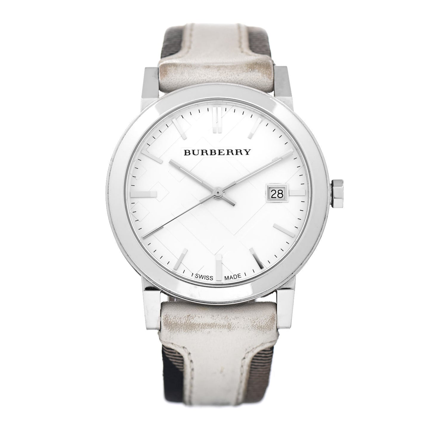 Stainless Steel Calfskin 39mm Quartz Watch BU9019