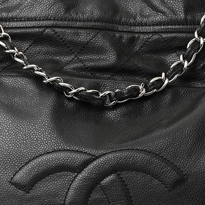 Chanel Caviar Stitched Timeless CC Soft Tote Black 8 of 13