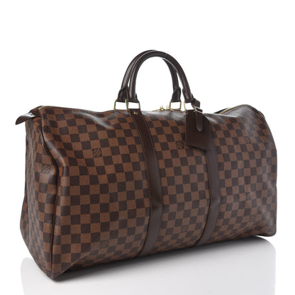 Louis Vuitton Damier Ebene Keepall 50 3 of 6