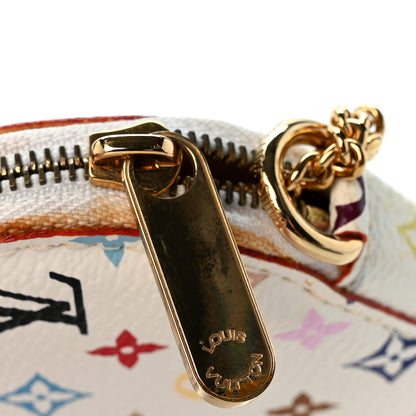 Louis Vuitton Monogram Multicolor Coeur Heart Coin Purse White 9 of 9