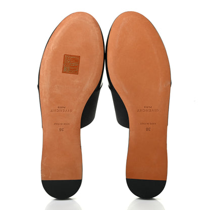 Givenchy Calfskin Bedford Logo Mule Slides 36 Black 5 of 8