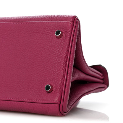Hermes Taurillon Clemence Shoulder Kelly 42 Tosca 9 of 13