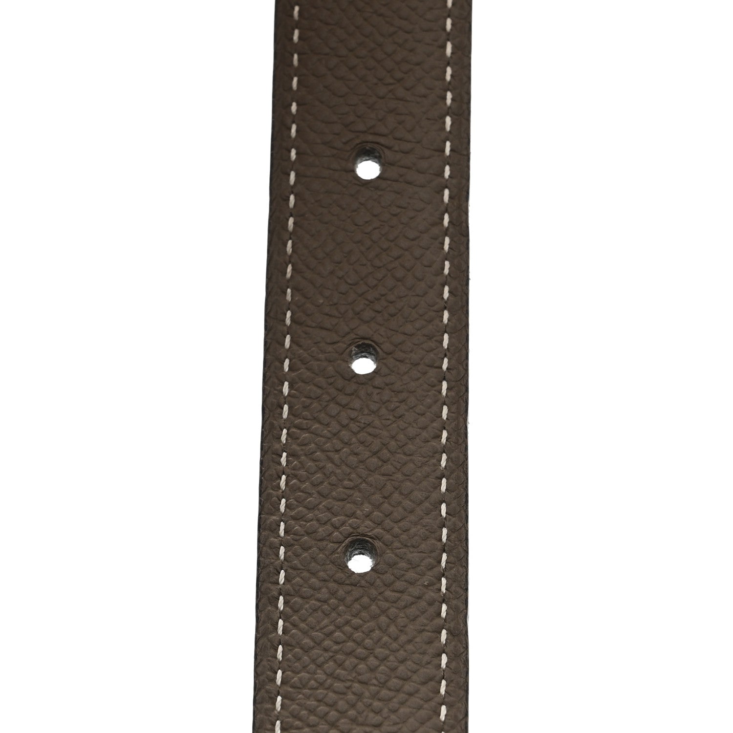 Hermes Swift Epsom 24mm Mini Constance H Belt 75 30 Black Etoupe