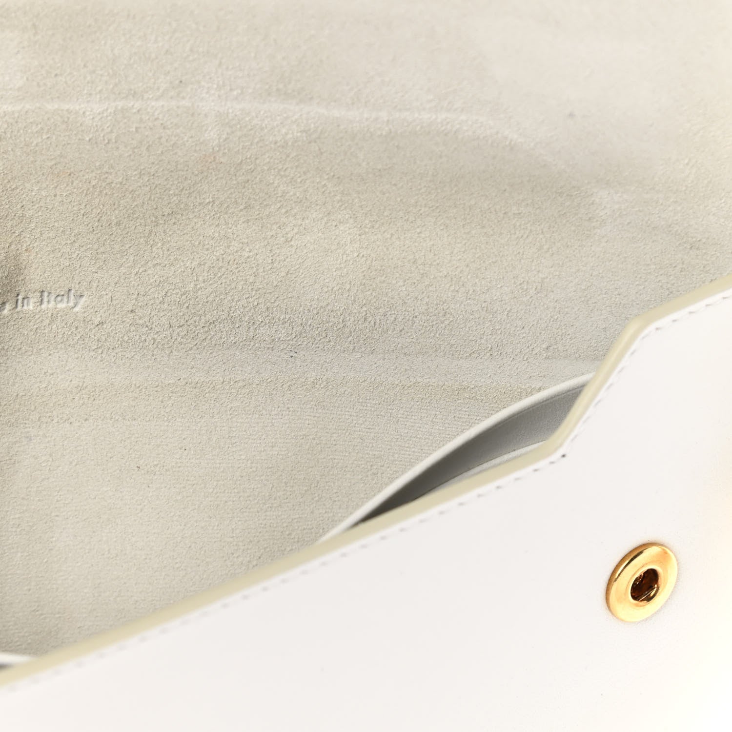 Celine Smooth Calfskin Travel Clutch White 9 of 11