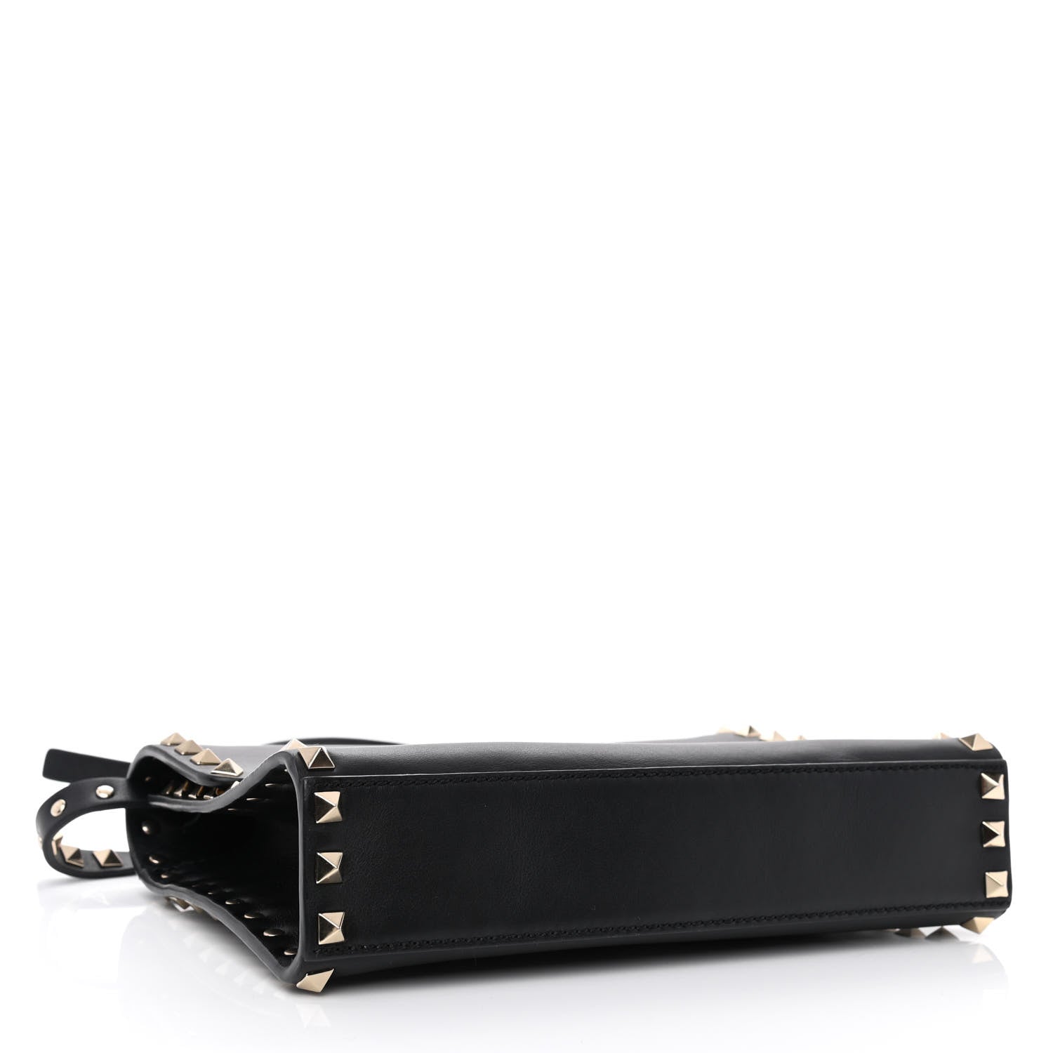 Valentino Garavani Vitello Medium Rockstud Flip Lock Crossbody Bag Black 4 of 9