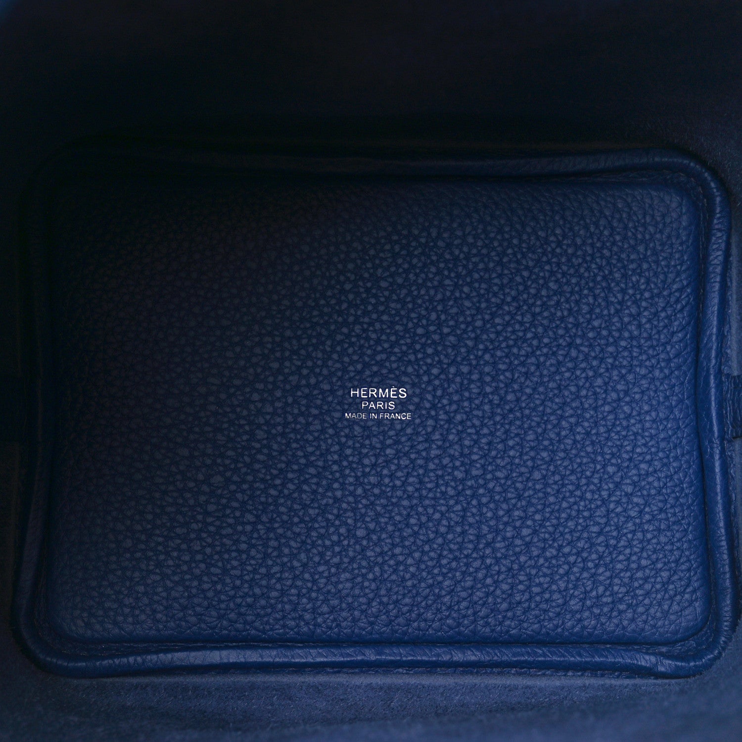 Hermes Taurillon Clemence Picotin Lock 18 PM Bleu Saphir 6 of 11