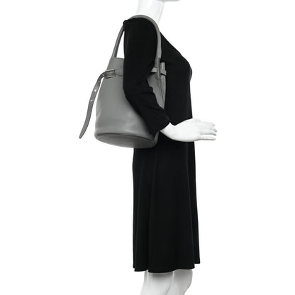 Celine Supple Grained Calfskin Big Bag Bucket Grey 2 of 12