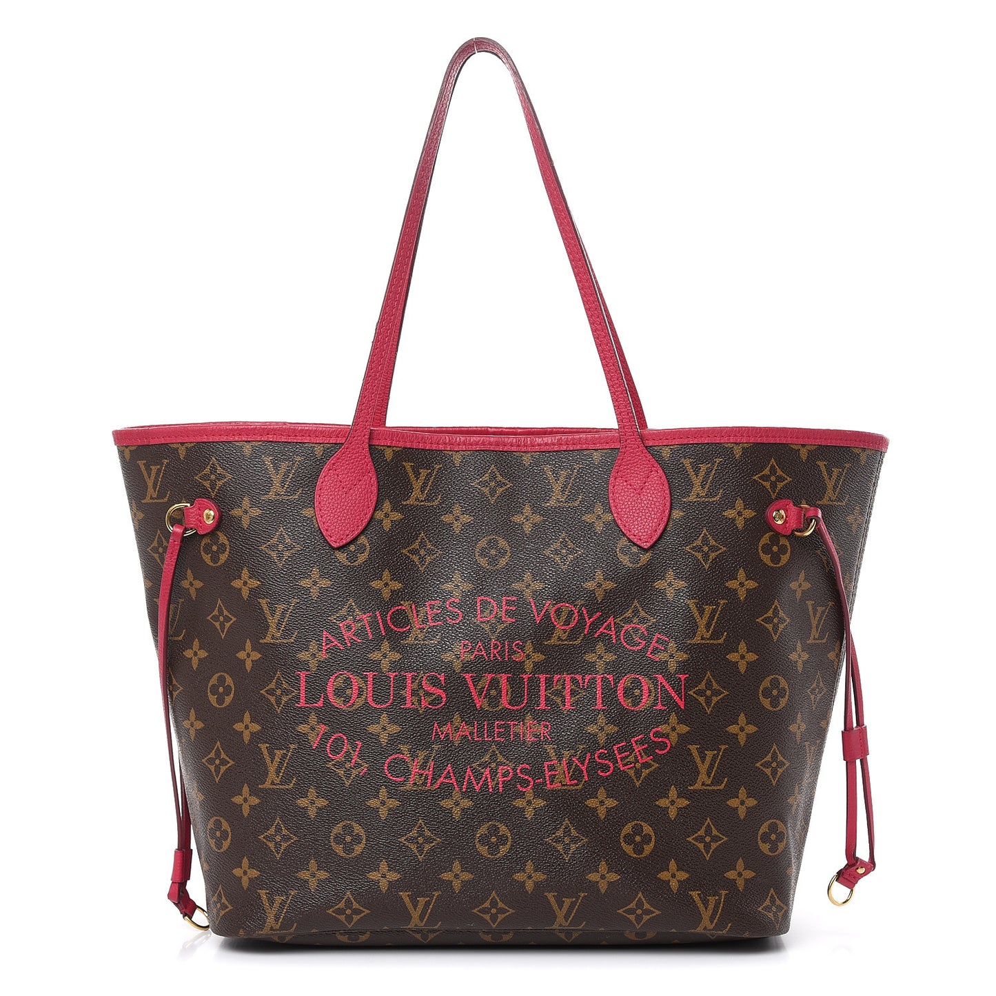 Monogram Articles de Voyage Ikat Neverfull MM Rose Indien