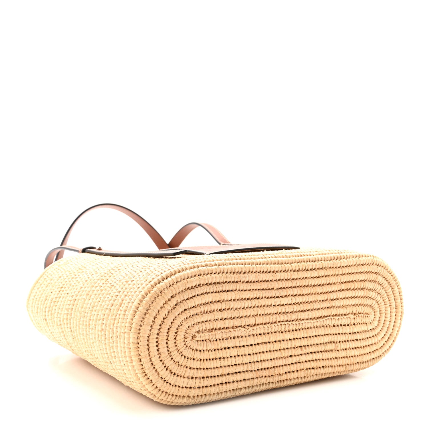 Loewe Raffia Small Square Basket Tote Bag Natural Tan 4 of 9