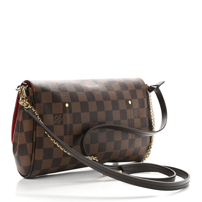 Louis Vuitton Damier Ebene Favorite MM 3 of 9