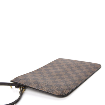 Louis Vuitton Damier Ebene Neverfull MM GM Pochette Rose Ballerine 4 of 7