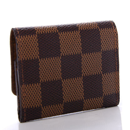 Louis Vuitton Damier Ebene Cufflinks Case 3 of 6