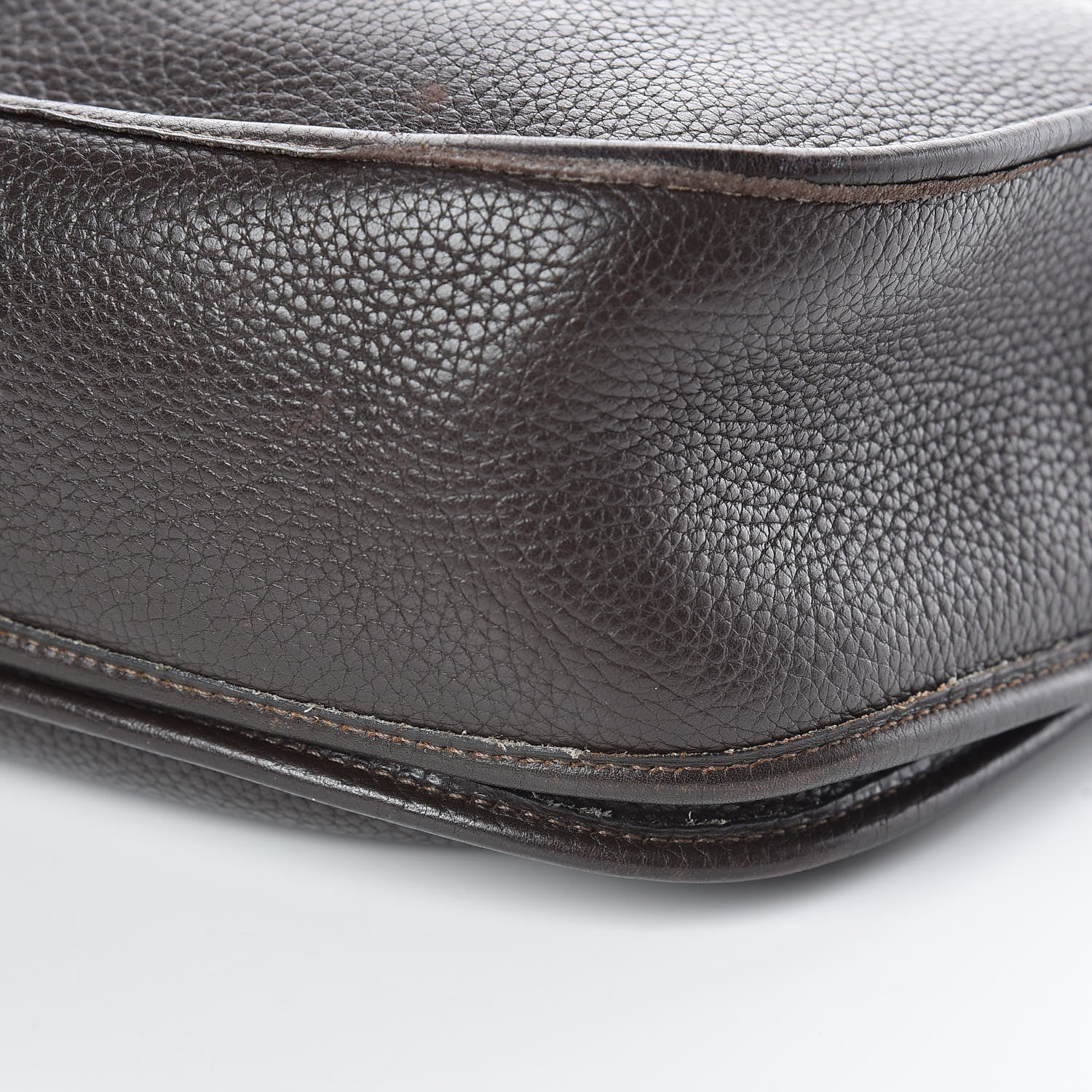 Hermes Taurillon Clemence Evelyne II GM Chocolate 6 of 23