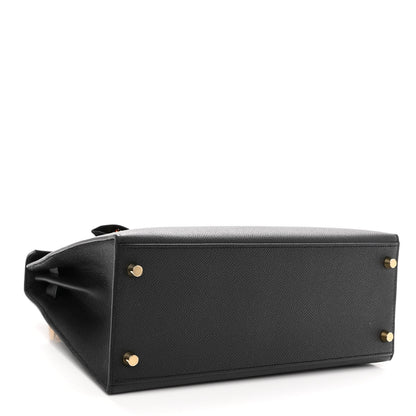Hermes Epsom Kelly Sellier 28 Black 4 of 10