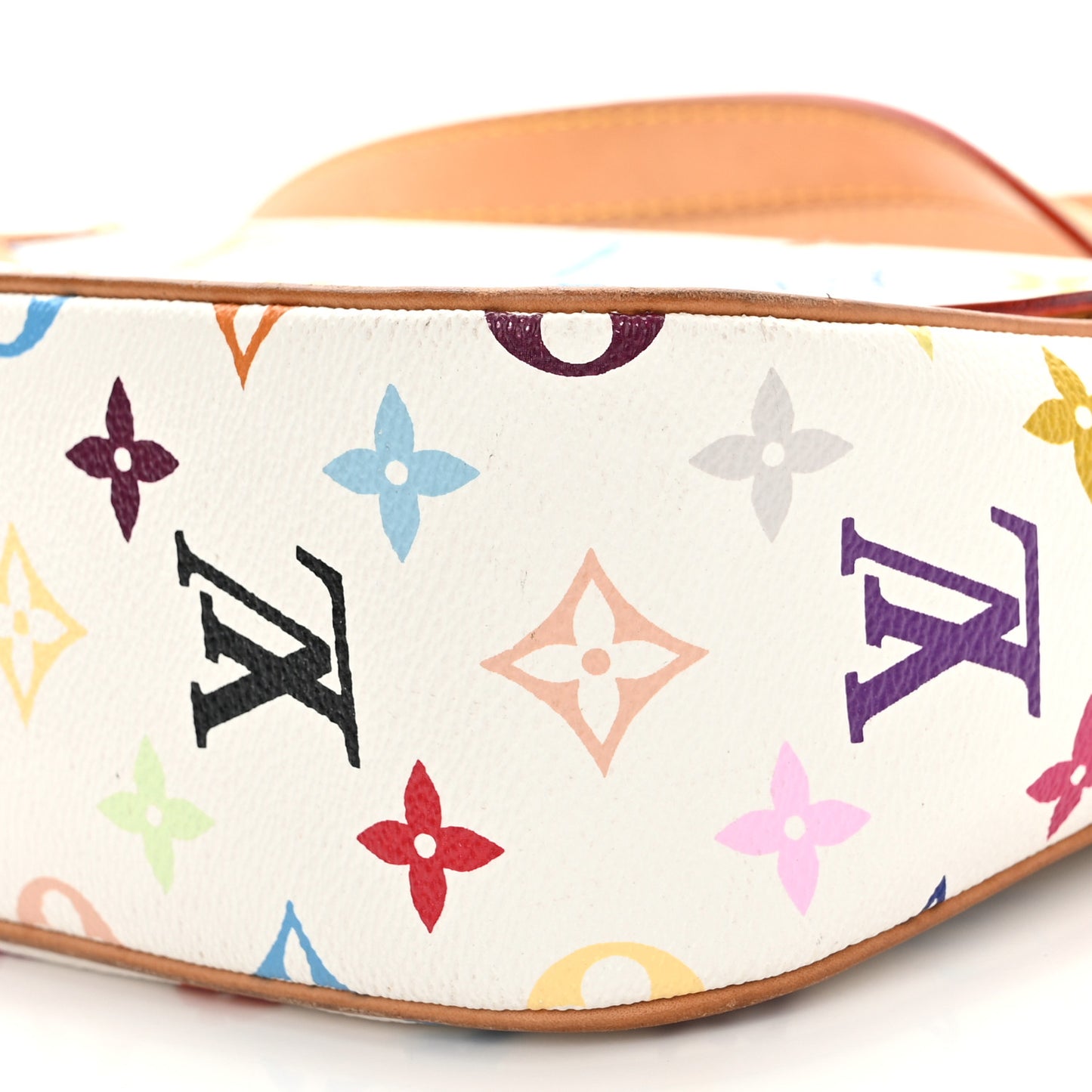 LOUIS VUITTON Monogram Multicolor Sologne White