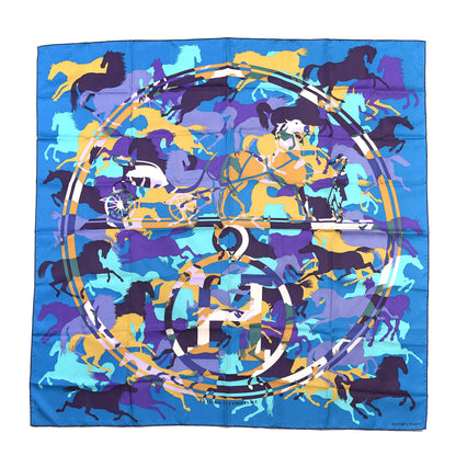 Hermes Silk Ex Libris En Camouflage Scarf 90 1 of 4