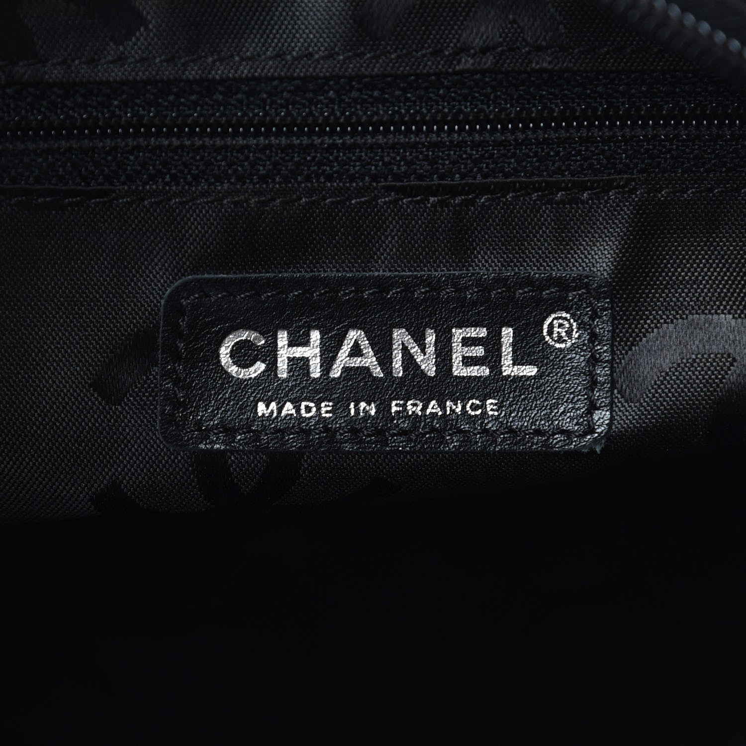 Chanel Calfskin Quilted Medium Cambon Tote Beige Black 6 of 20