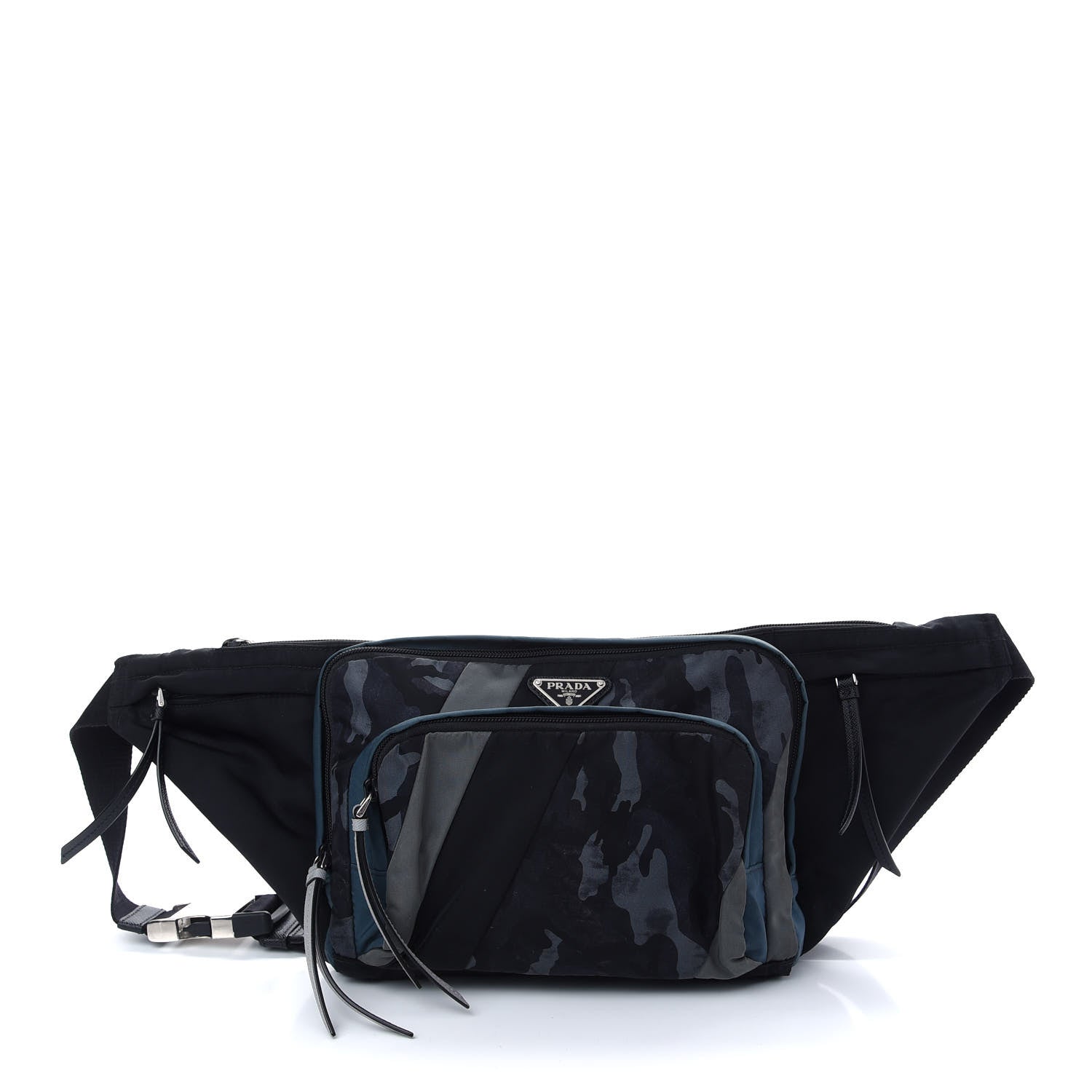 Prada Tessuto Nylon Camouflage Belt Bag Fumo 1 of 7
