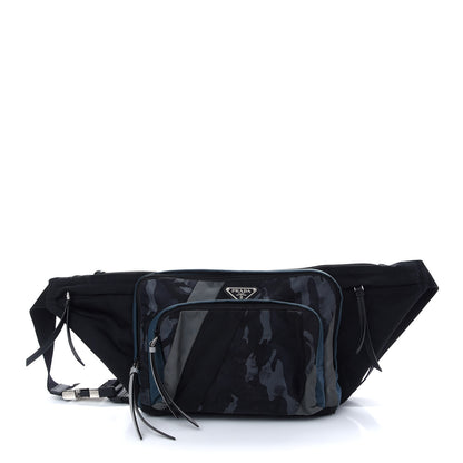Prada Tessuto Nylon Camouflage Belt Bag Fumo 1 of 7