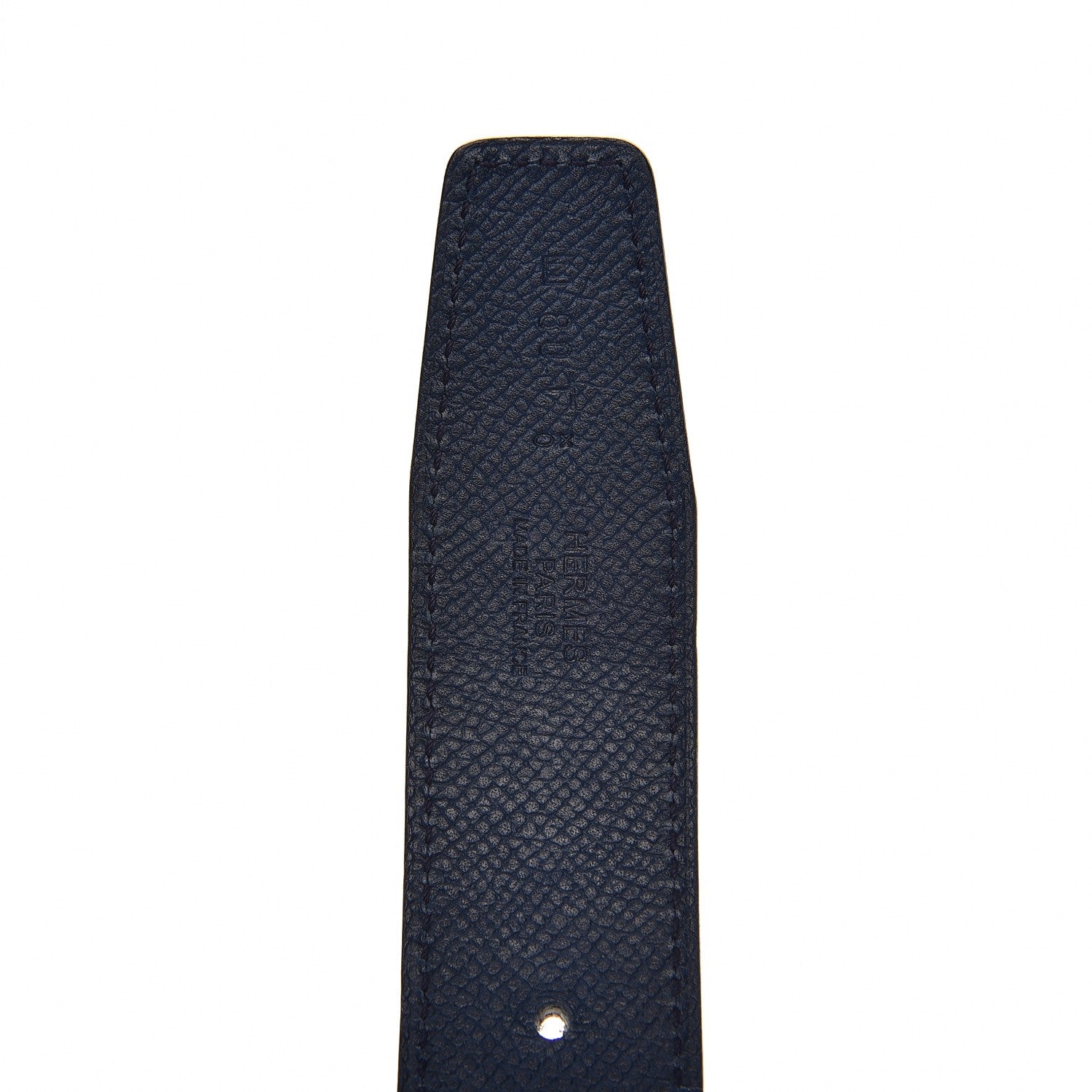 Hermes Swift Epsom 32mm Belt Strap 80 Etoupe Bleu de Malte 5 of 5