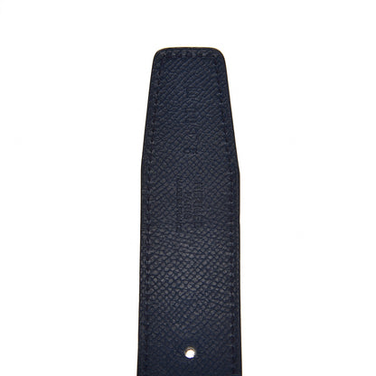 Hermes Swift Epsom 32mm Belt Strap 80 Etoupe Bleu de Malte 5 of 5