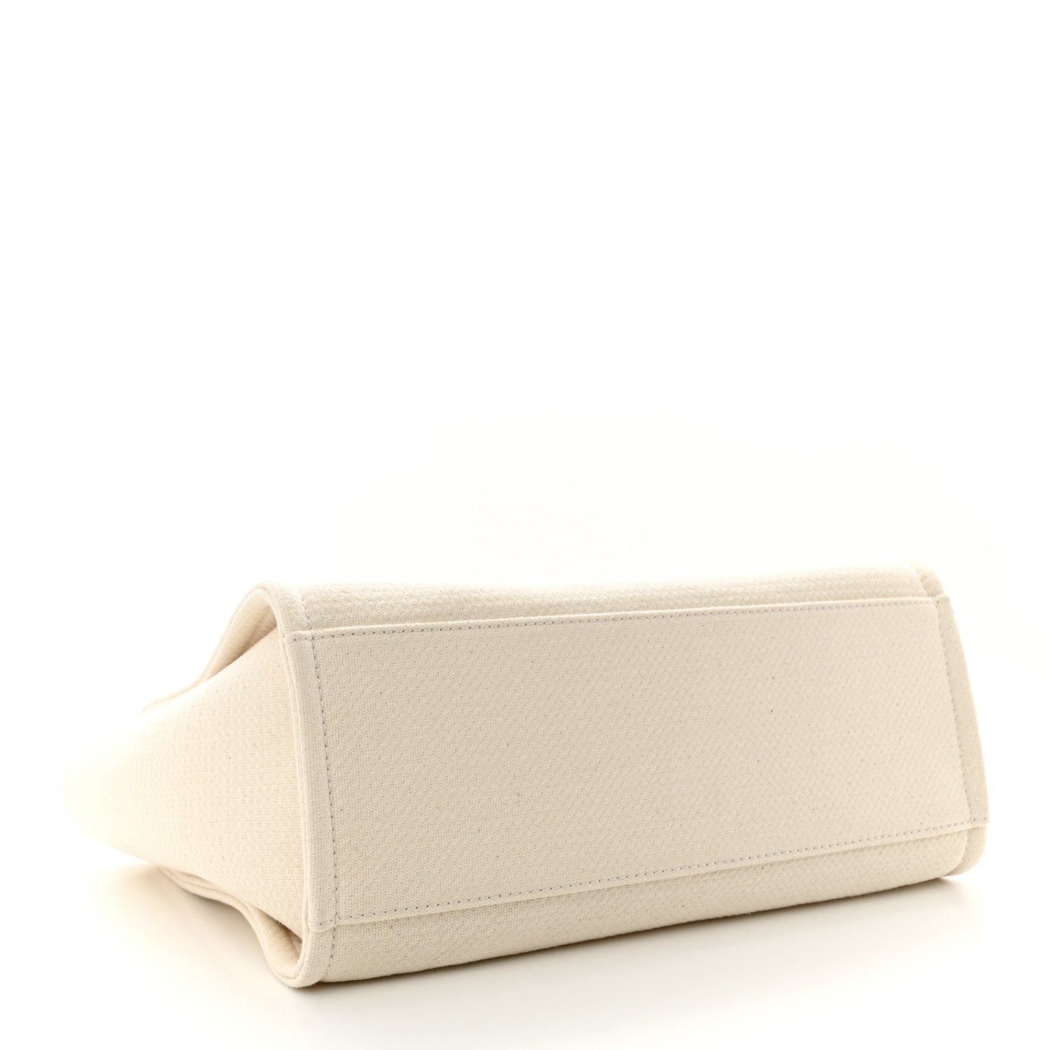 Chanel Mixed Fibers Small Deauville Tote White 5 of 13