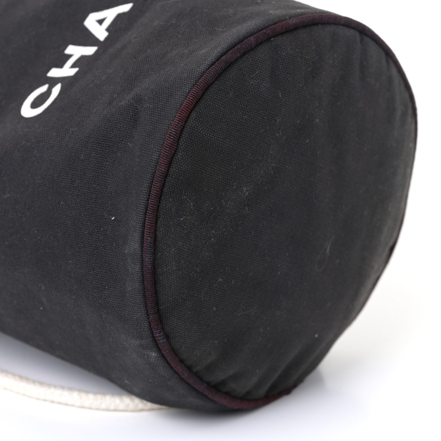 Drawstring Black White