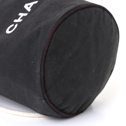 Chanel Drawstring Black White 4 of 8