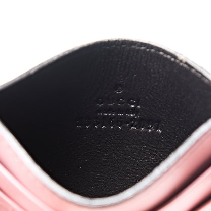Gucci Guccissima Card Holder Pink 5 of 5