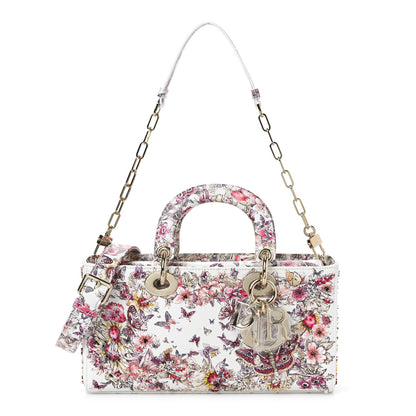 Christian Dior Calfskin Embroidered Butterfly Printed Lady D-Joy Multicolor 1 of 9