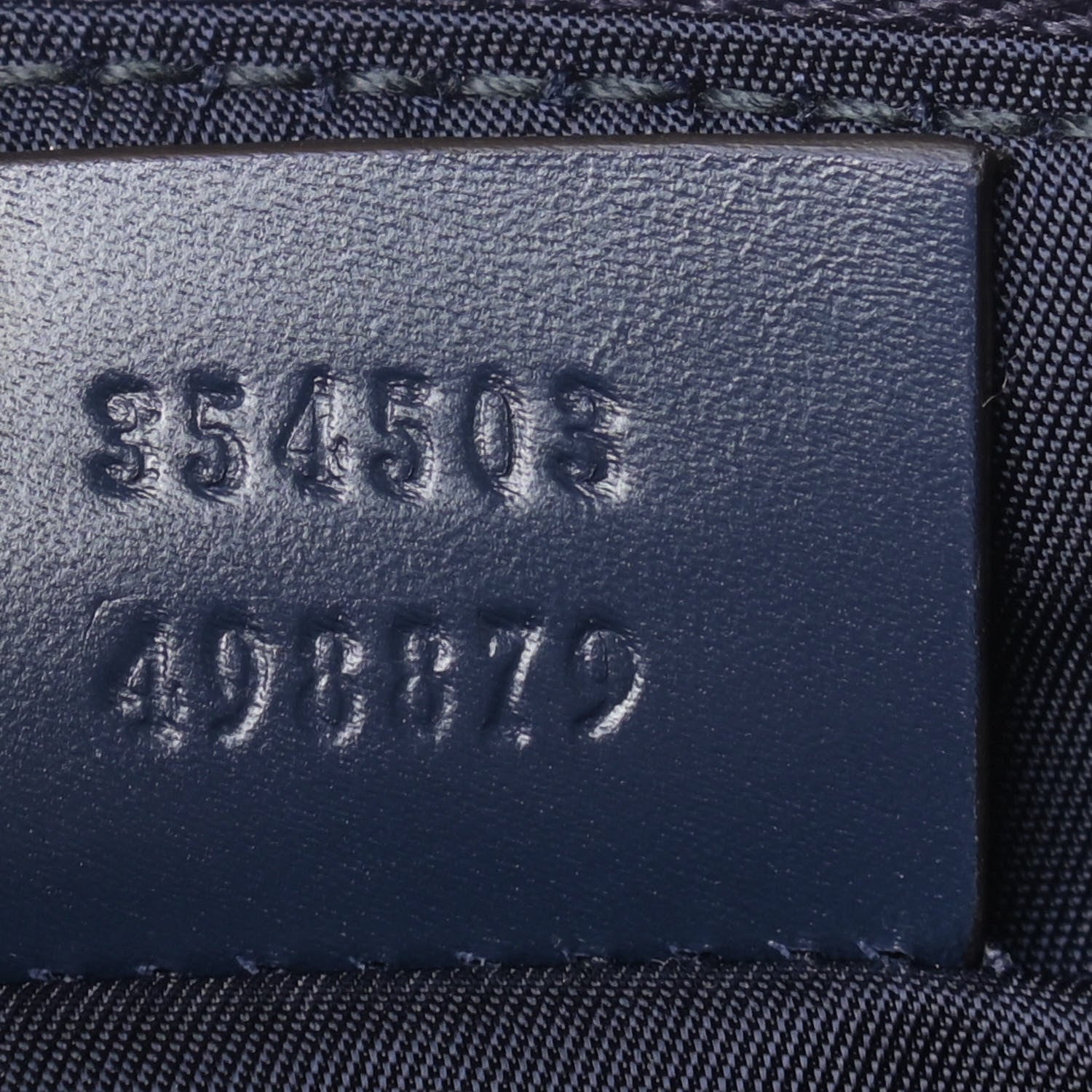 Gucci Diamante Travel Pouch Case Navy 7 of 7
